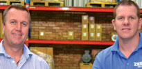 Gavin Toms (left), Ryk van Schoor of internal sales.